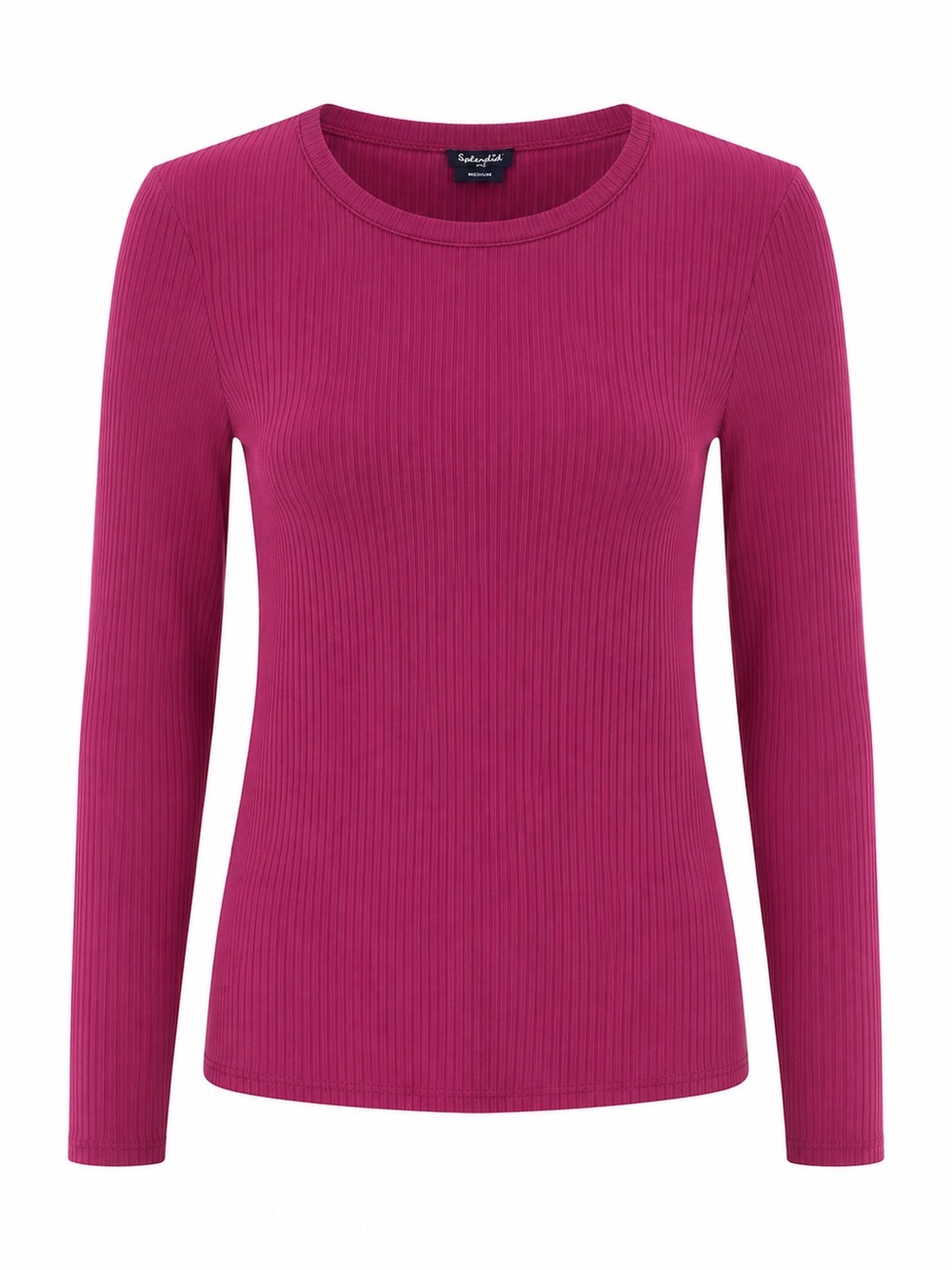 Splendid NWT fuchsia long sleeve top, large
